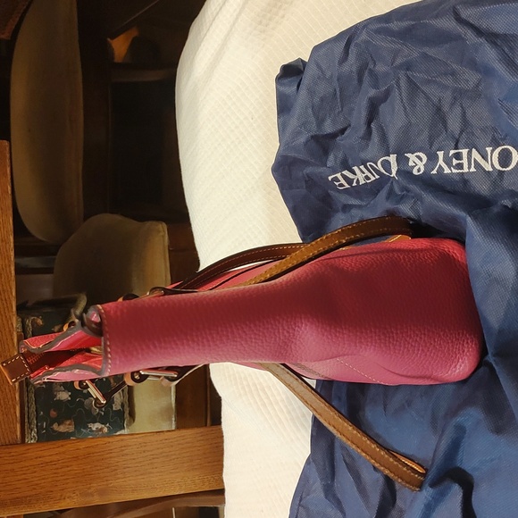 Dooney & Bourke Lexington Pink Pebbled Leather Small Tote $599 Retail. EUC - Picture 8 of 16